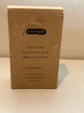 Coach Leather Cleaner And Moisturizer New In Box